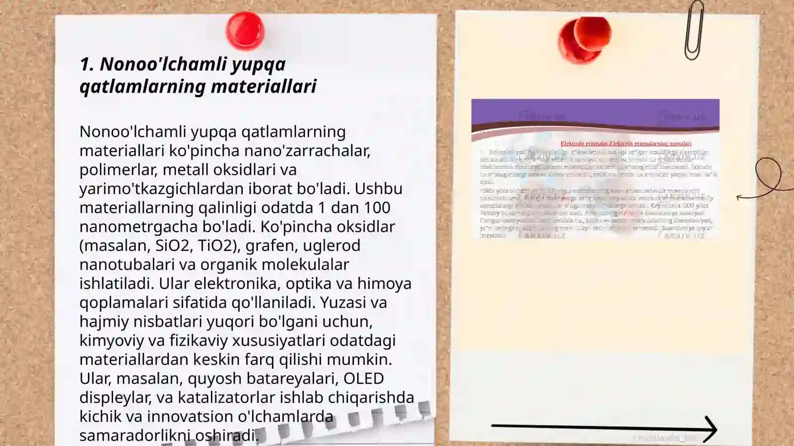 Nonooʼlchamli yupqa qatlamlarning tuzilishi va xossalari 3