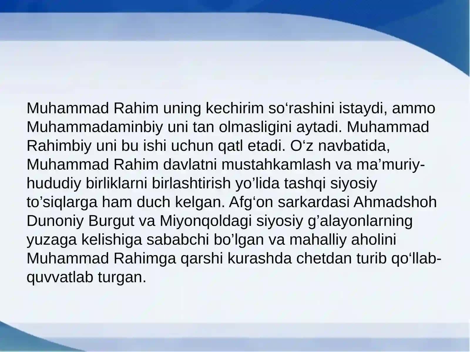 Buxoro amirligining siyosiy hayoti 3