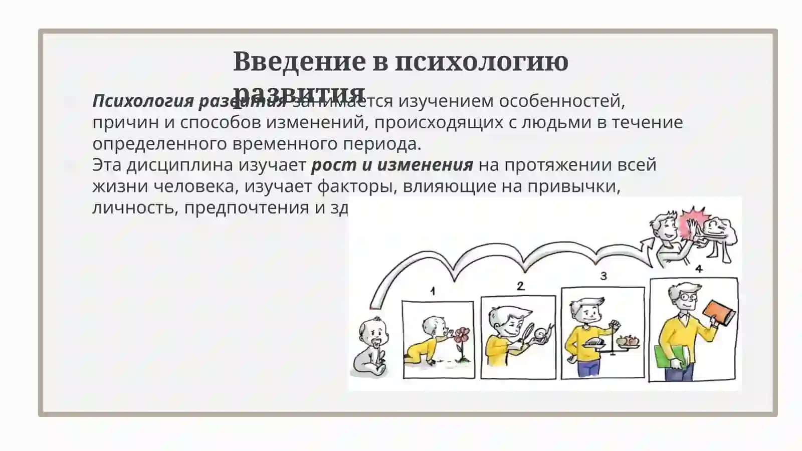 Основные теории развития 3