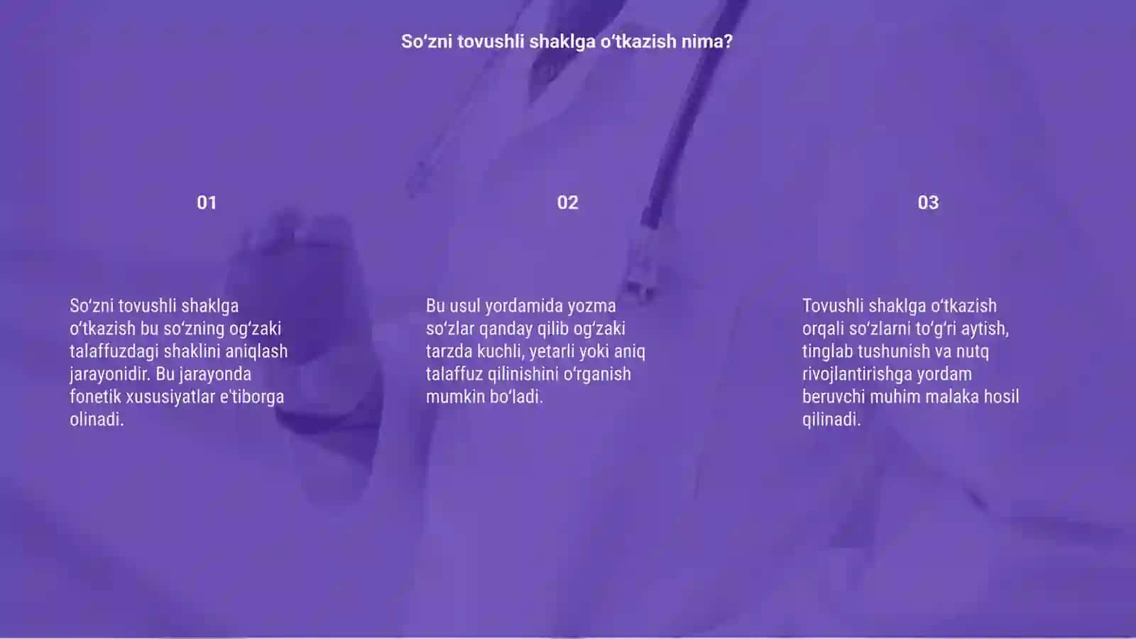 Sozni tovushli shaklini o'zlashtirish 3