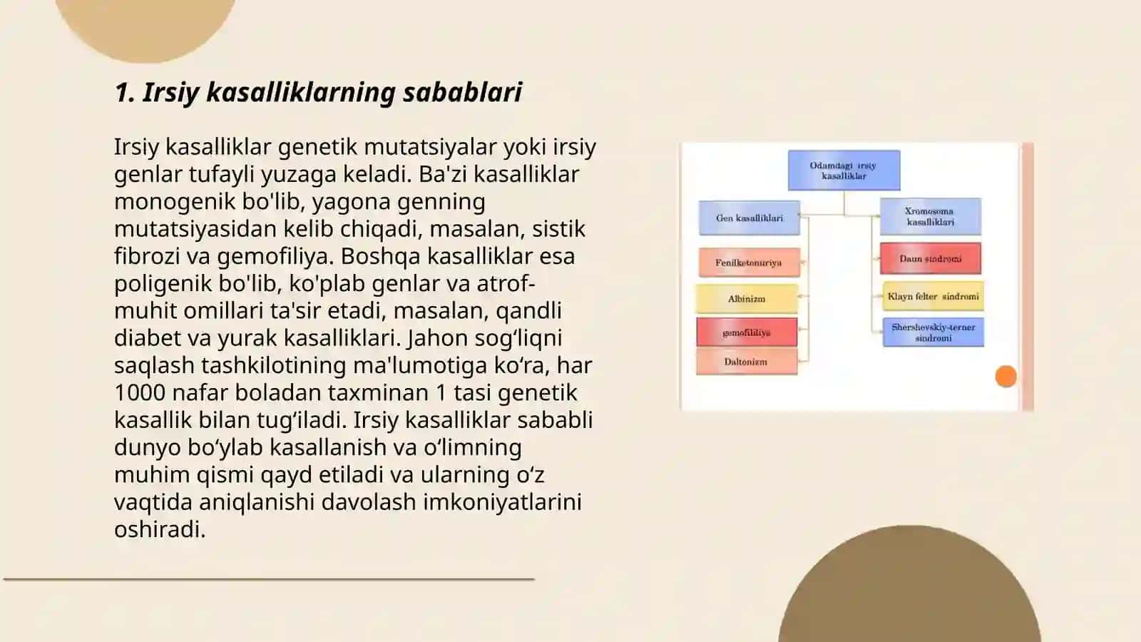 Irsiy kasalliklar 3