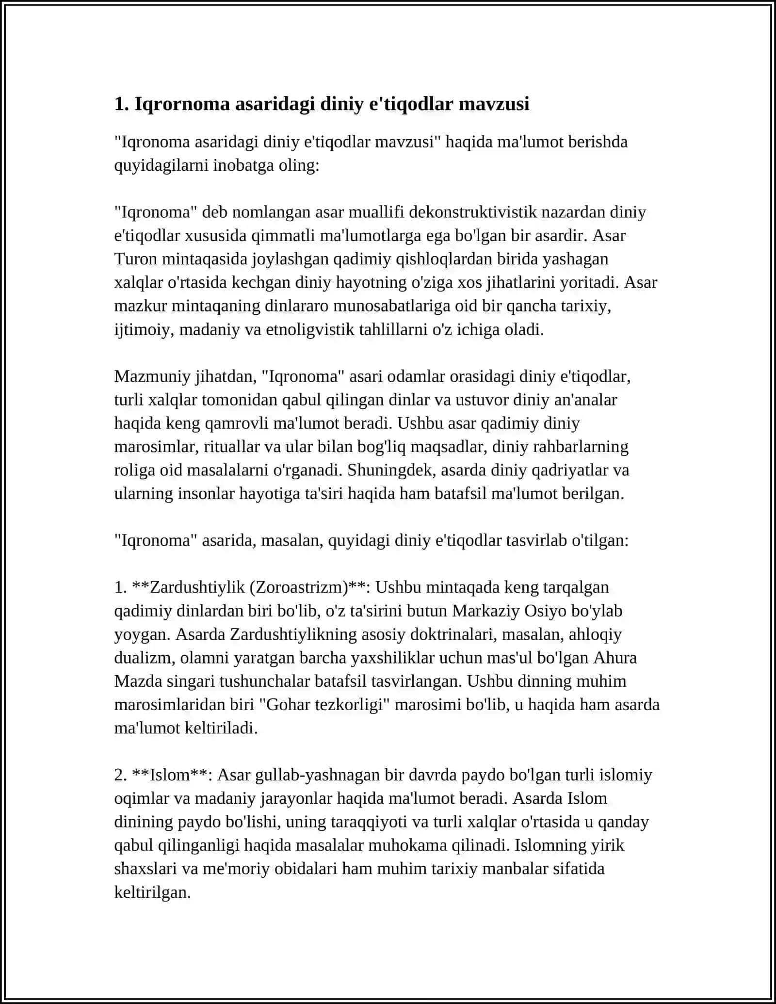 IQRORNOMA 3