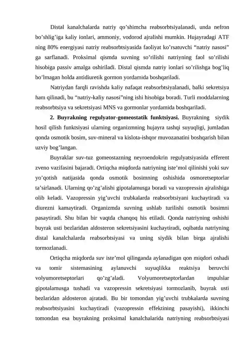 Buyrak biokimyosi 3