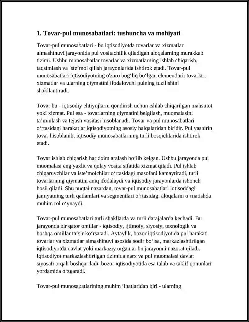 MUSTAQIL ISH 3