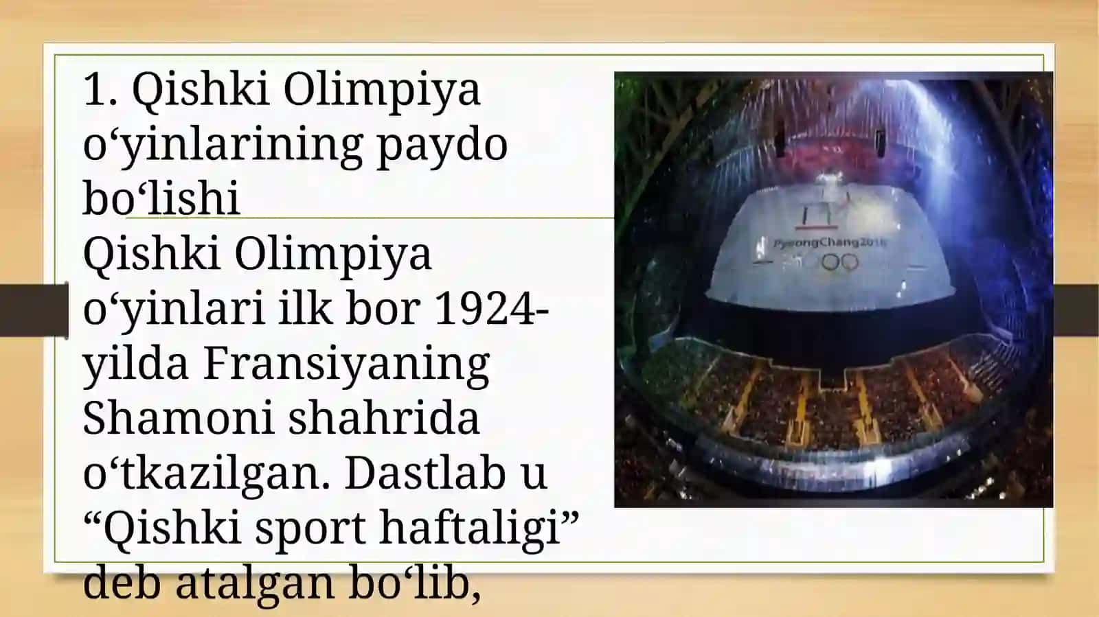 Qishki Olimpiyao‘yinlarining umumiy tavsifi 3