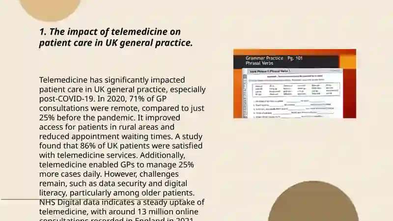 Research into general practice in the UK 3