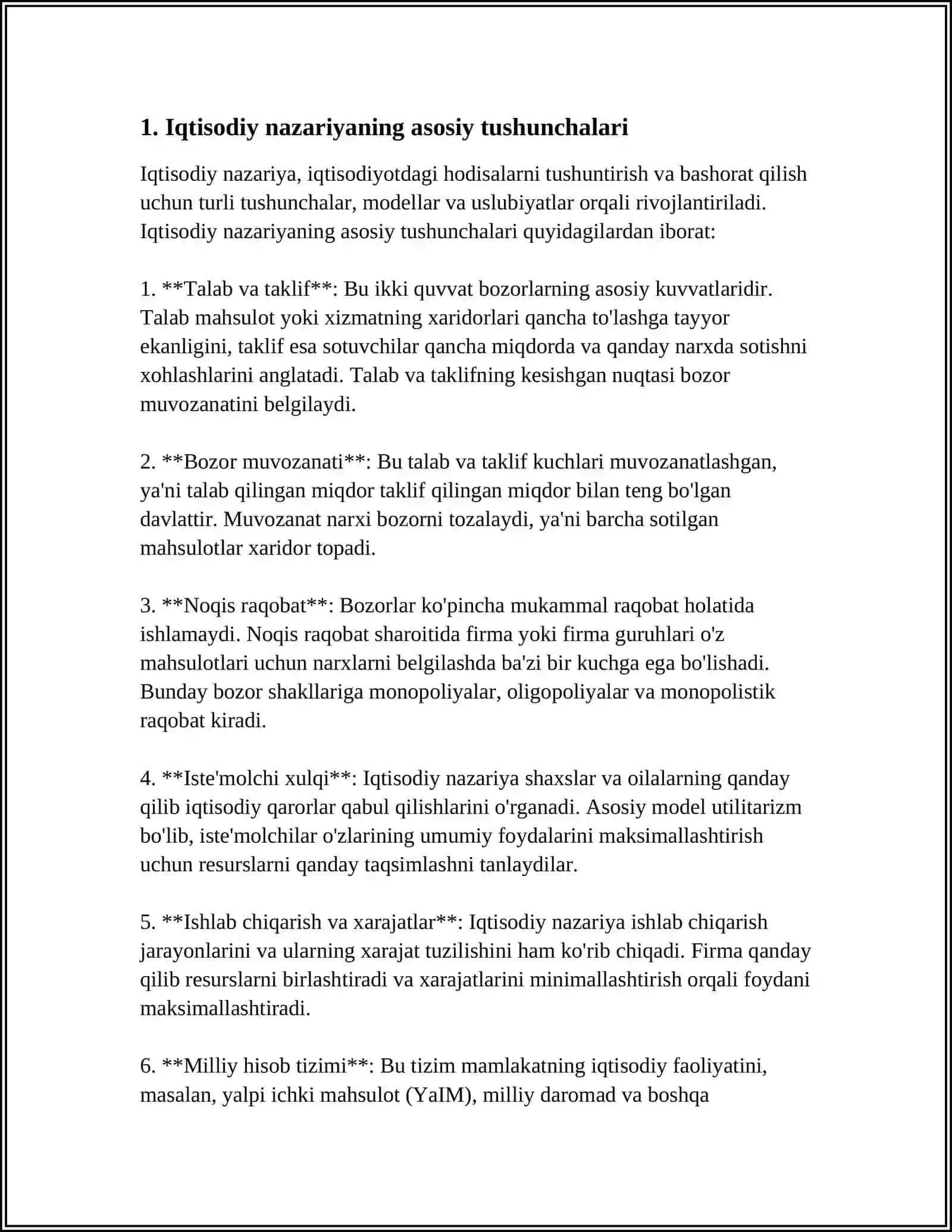Iqtisodiy Nazariya 3