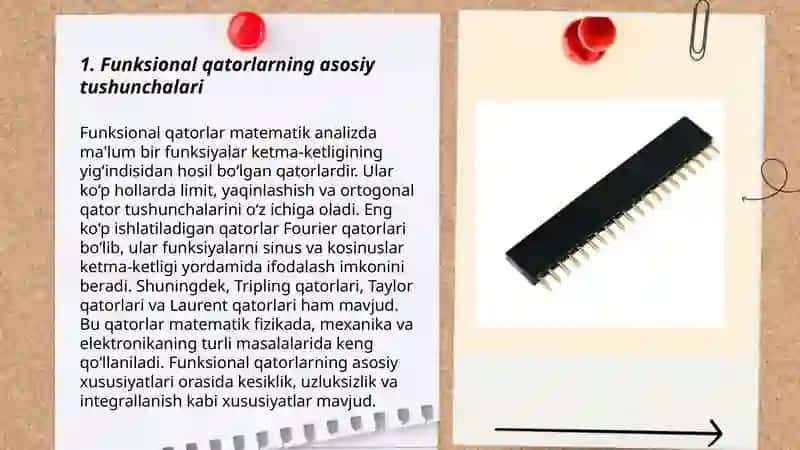 Funksional qatorlar va ularning tekis yaqinlashuvchanligi 3