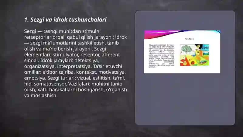Sezgi va idrok 3