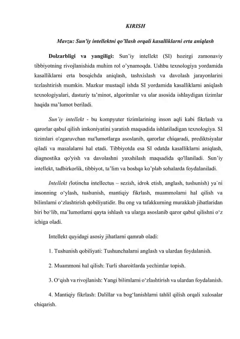 Sun'iy intellektni qo’llash orqali kasalliklarni erta aniqlash 3