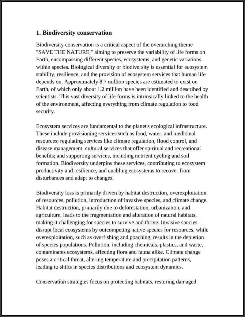 SAVE THE NATURE REFERAT 3