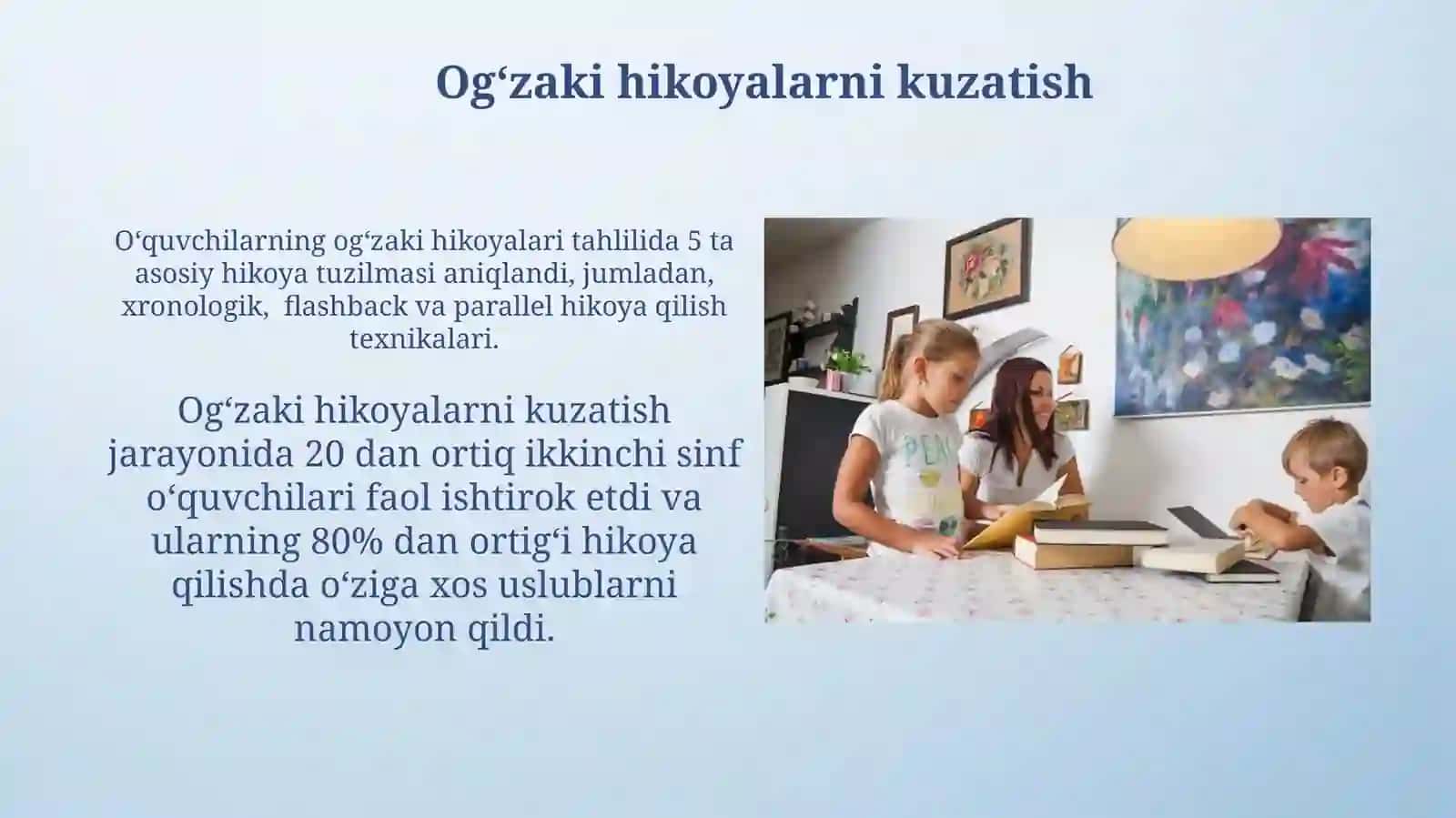 Ogʻzaki hikoyalarni kuzatish 3