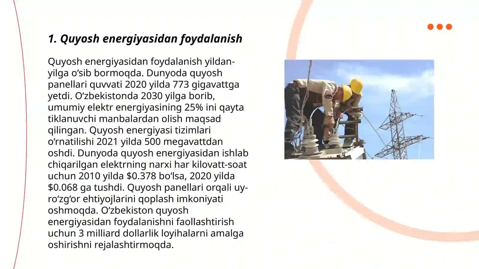 Alternativ energiyaning zarururiyati 3