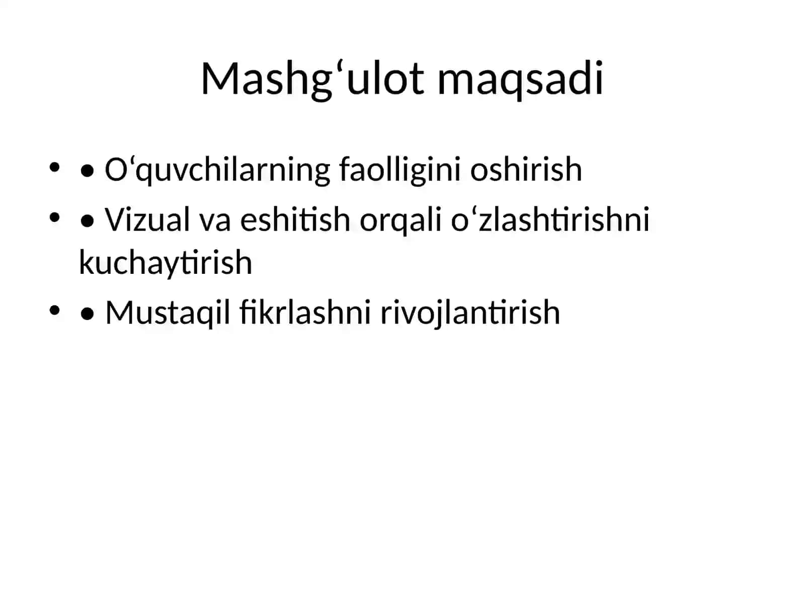 Multimedia texnologiyalar asosida mashg‘ulotlar 3
