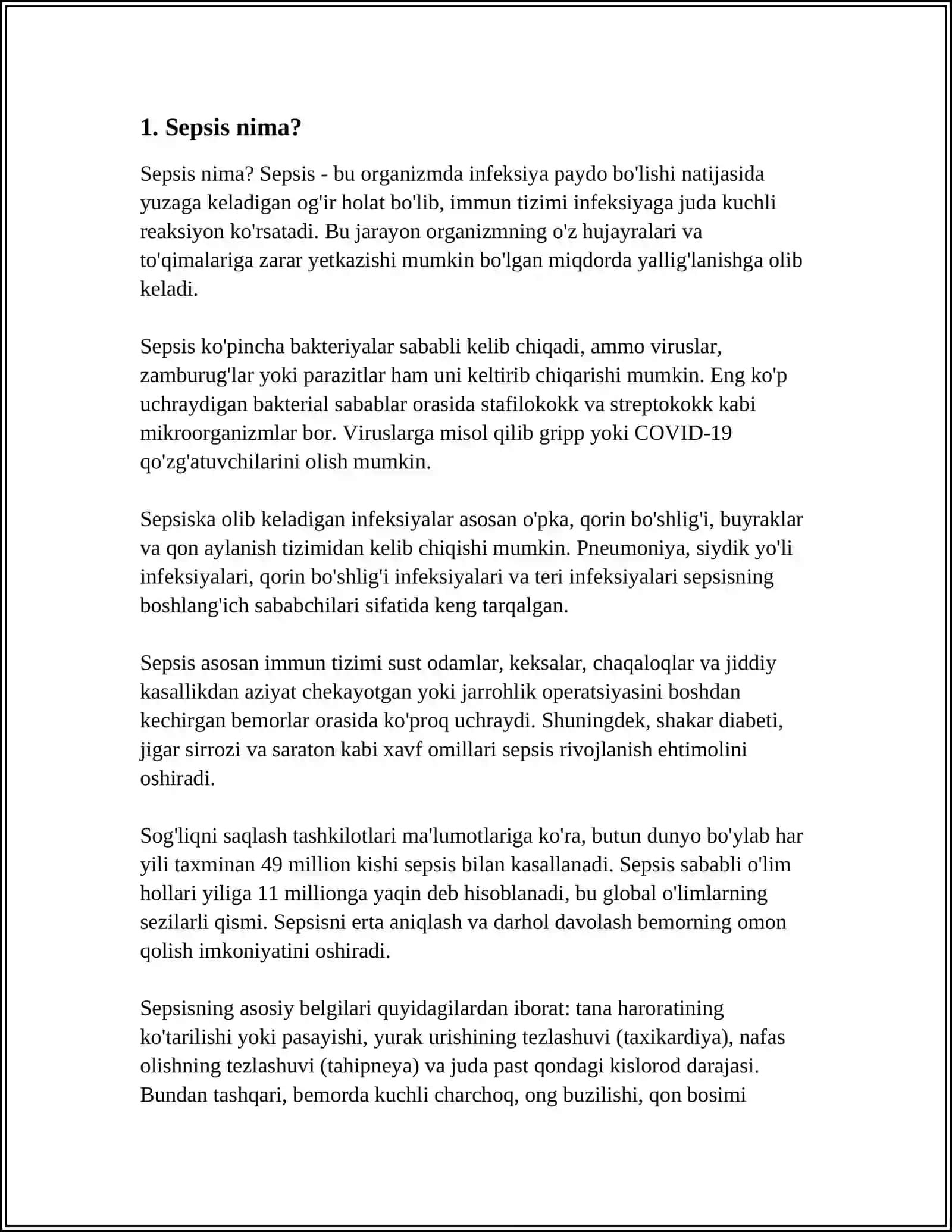 SEPSIS 3