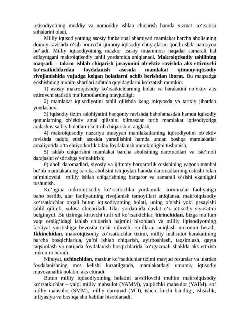 YAlpi milliy mahsulot va uning harakat shakllari 3