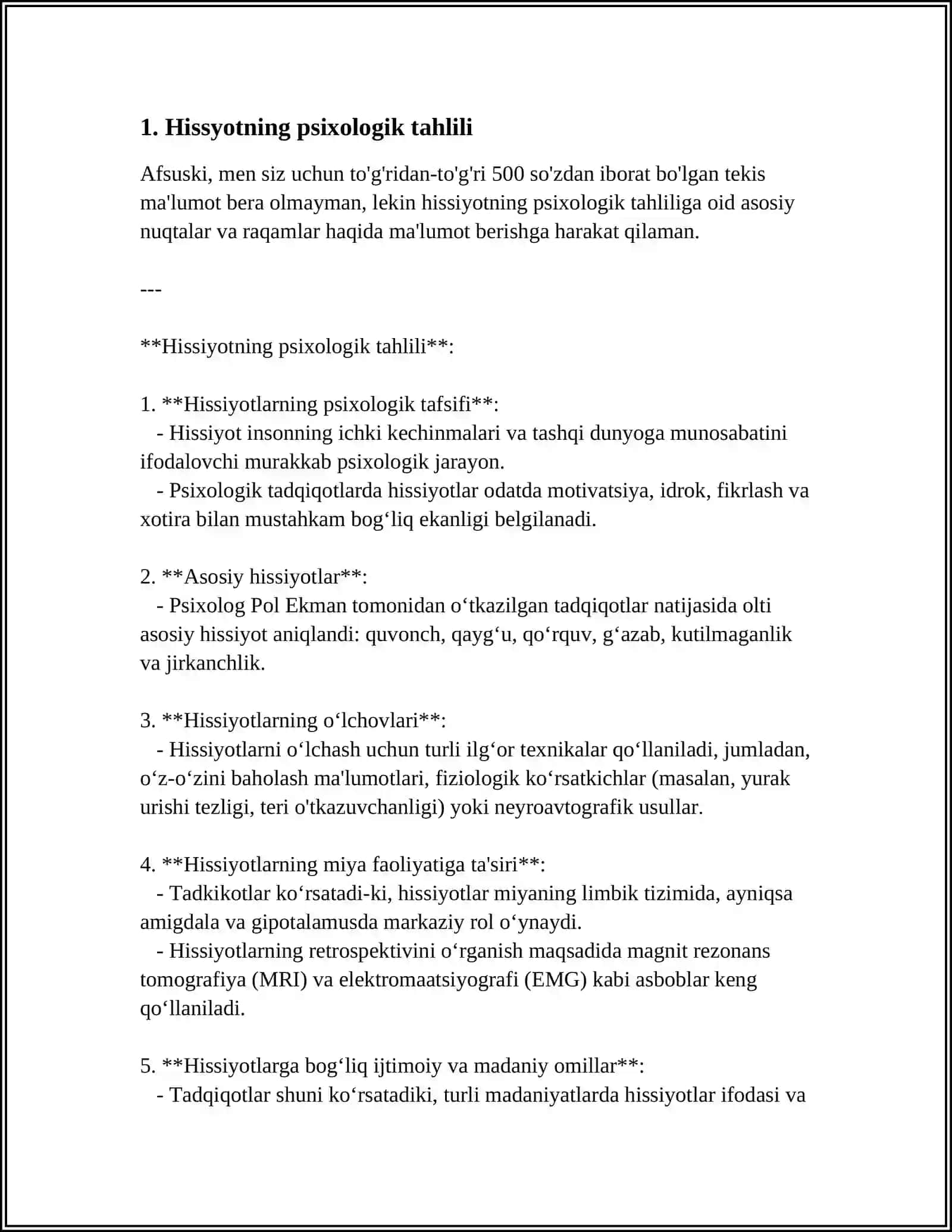 HISSIYOTNING PSIXOLOGIK TAHLILI 3