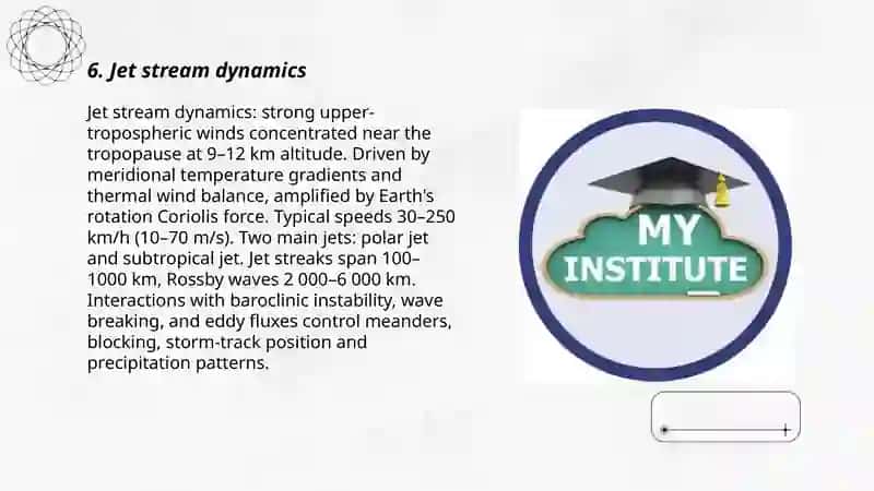 Jet stream dynamics 3