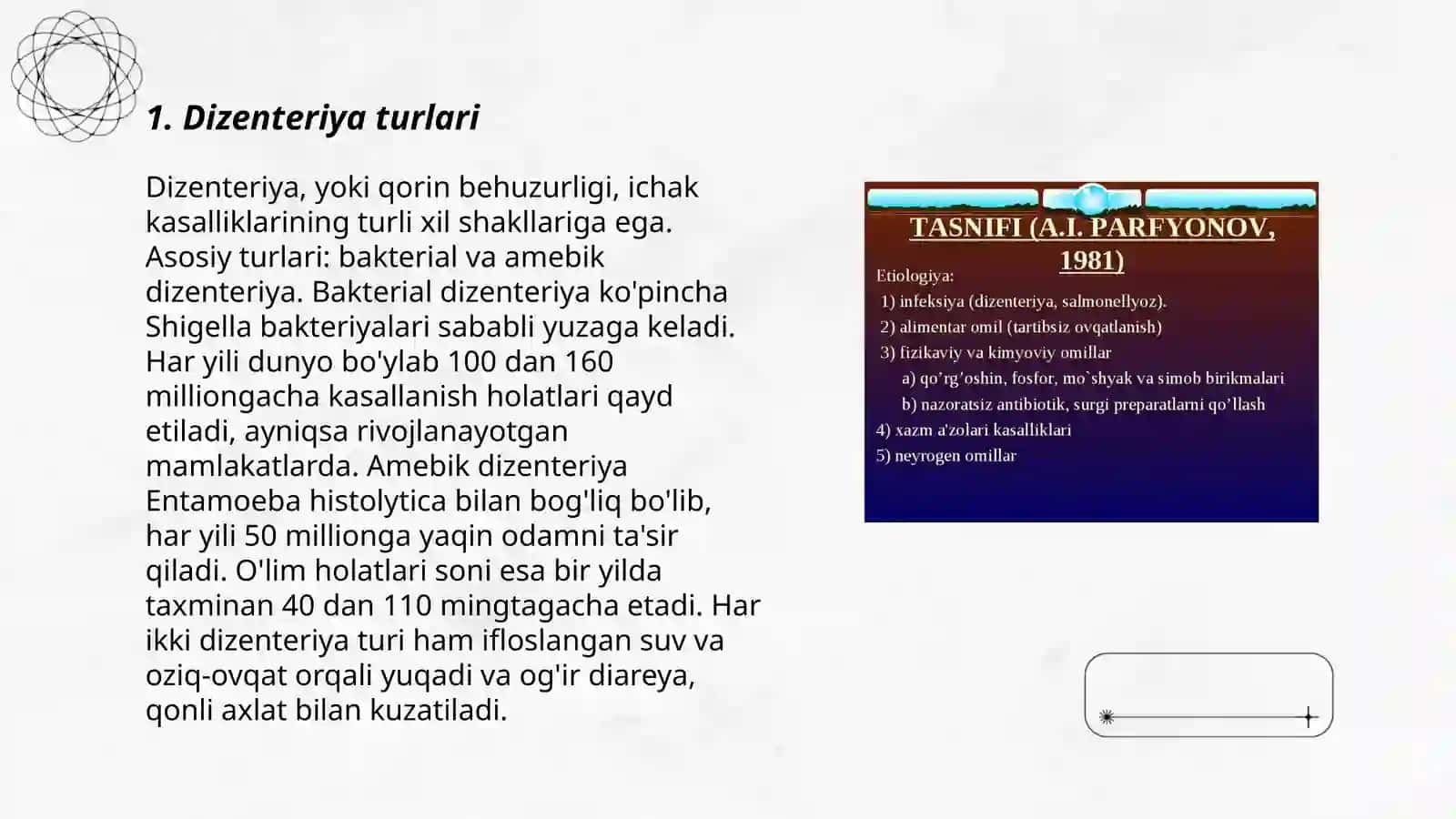 Dizenteriya va sallmaneloz kasalliklari 3