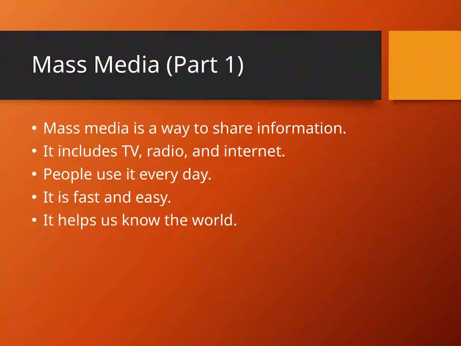 Mass Media 3