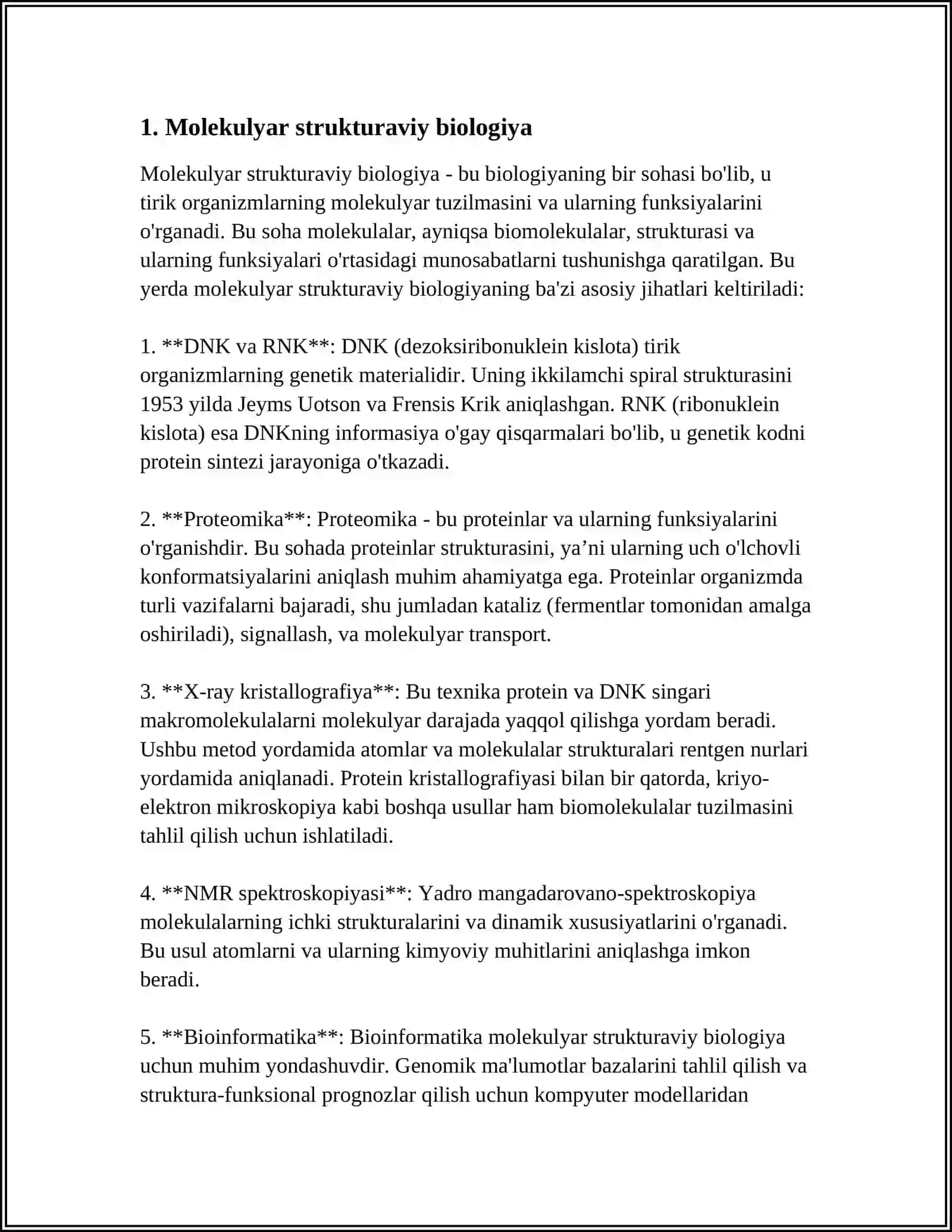 MOLEKULYAR BIOFIZIKA ASOSLARI 3