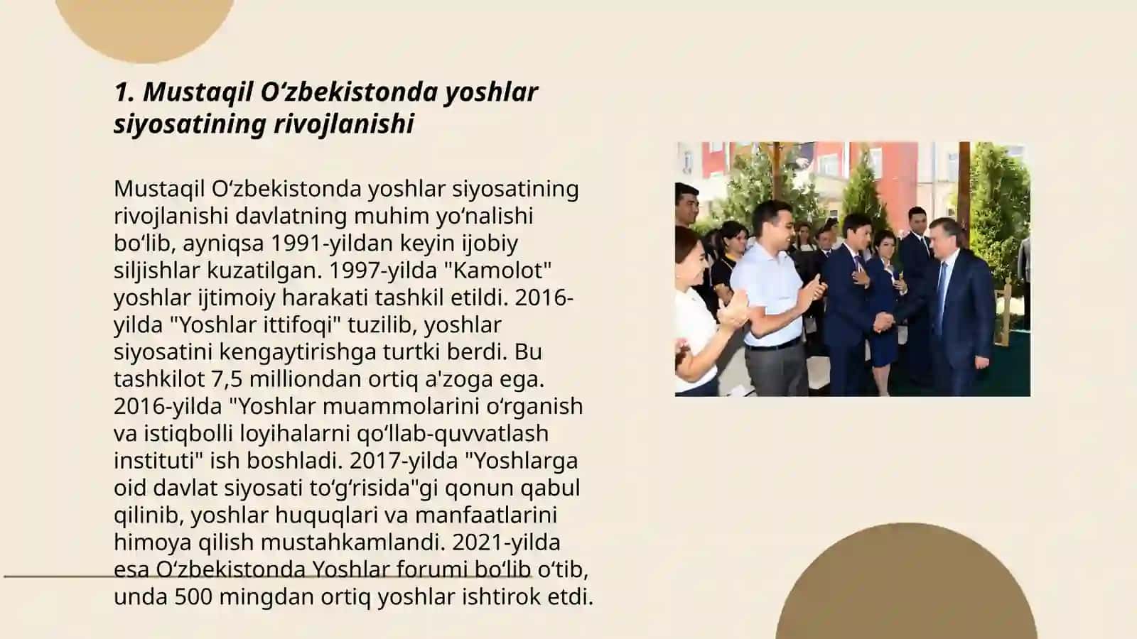 Mustaqil O‘zbekistonda yoshlar siyosati 3