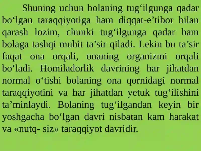 Bolalar psixologiyasi 3
