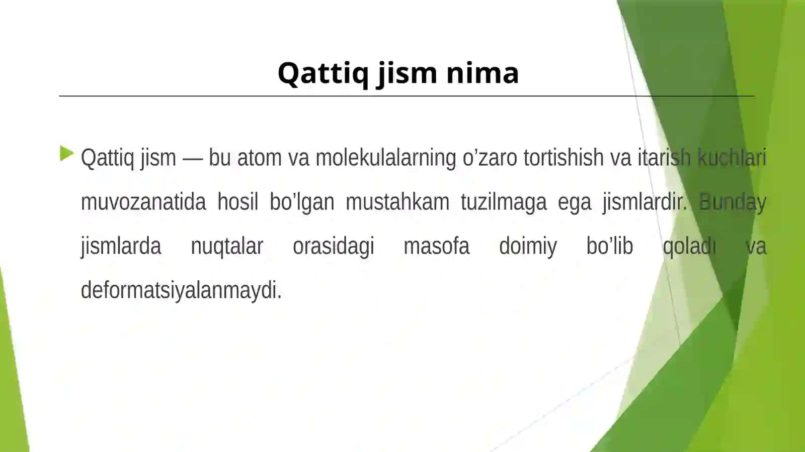 Qattiq jismning reaksiya kuchlarini aniqlash 3