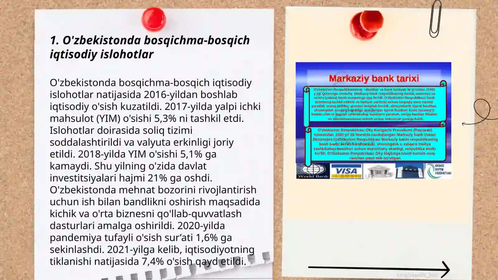 O'zbekiston iqtisodiyotiga o'tish jarayonlari 3