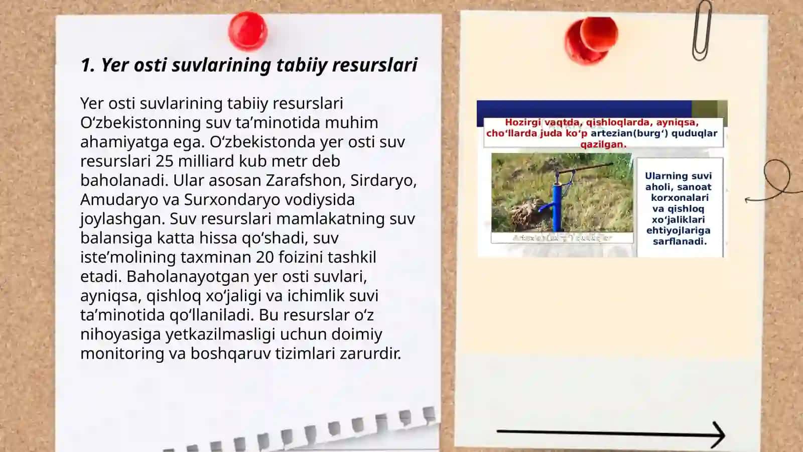 Oʻzbekiston yer osti suvlari 3