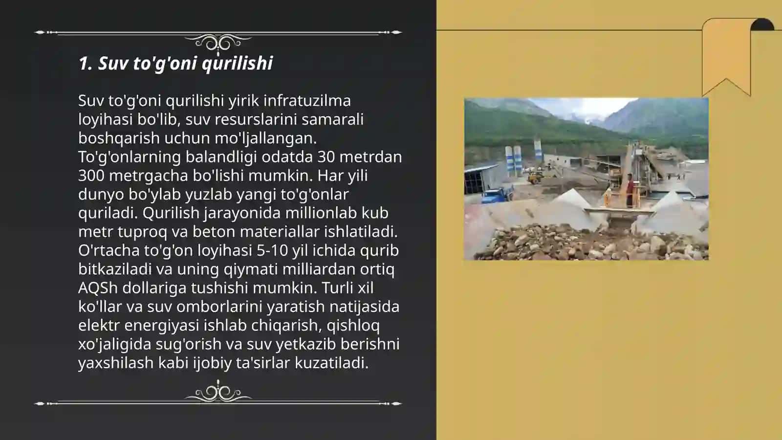 Gidrotexnik inshoatlar qurilishi 3