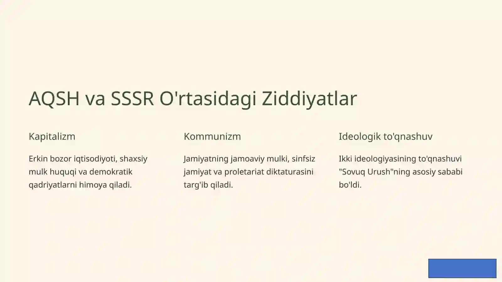 Sovuq Urush: Vujudga kelish tarixi 3
