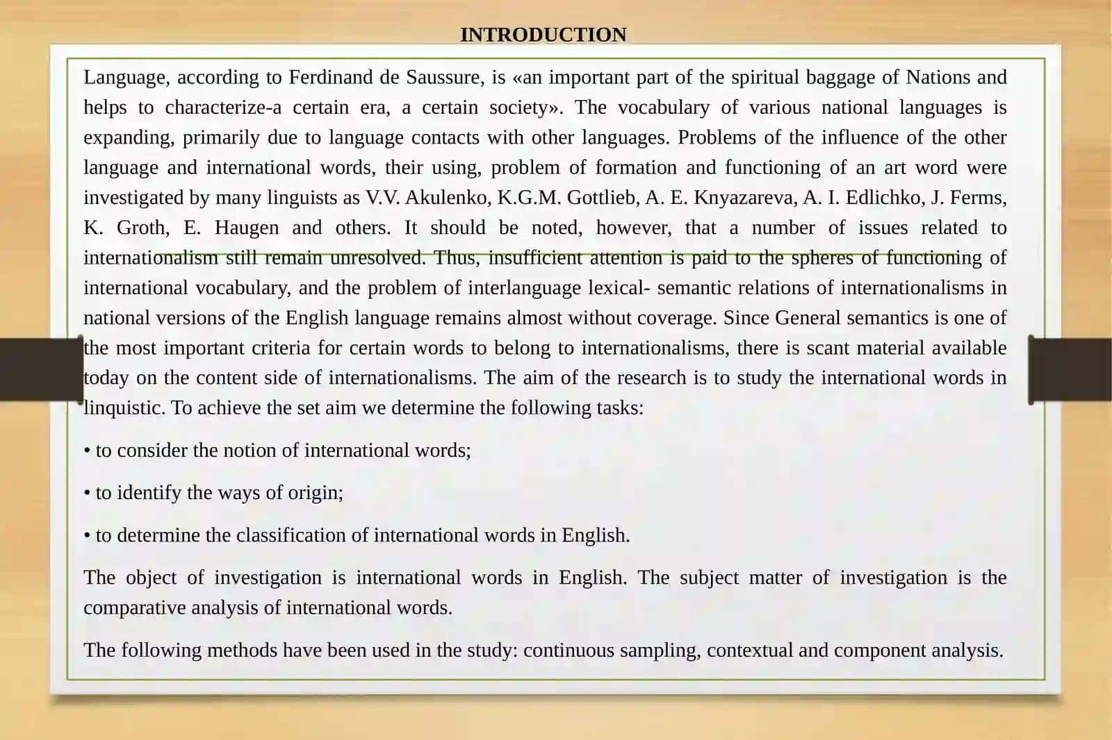 International words and their peculiarities 3