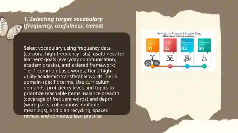 Teaching vocabulary 3