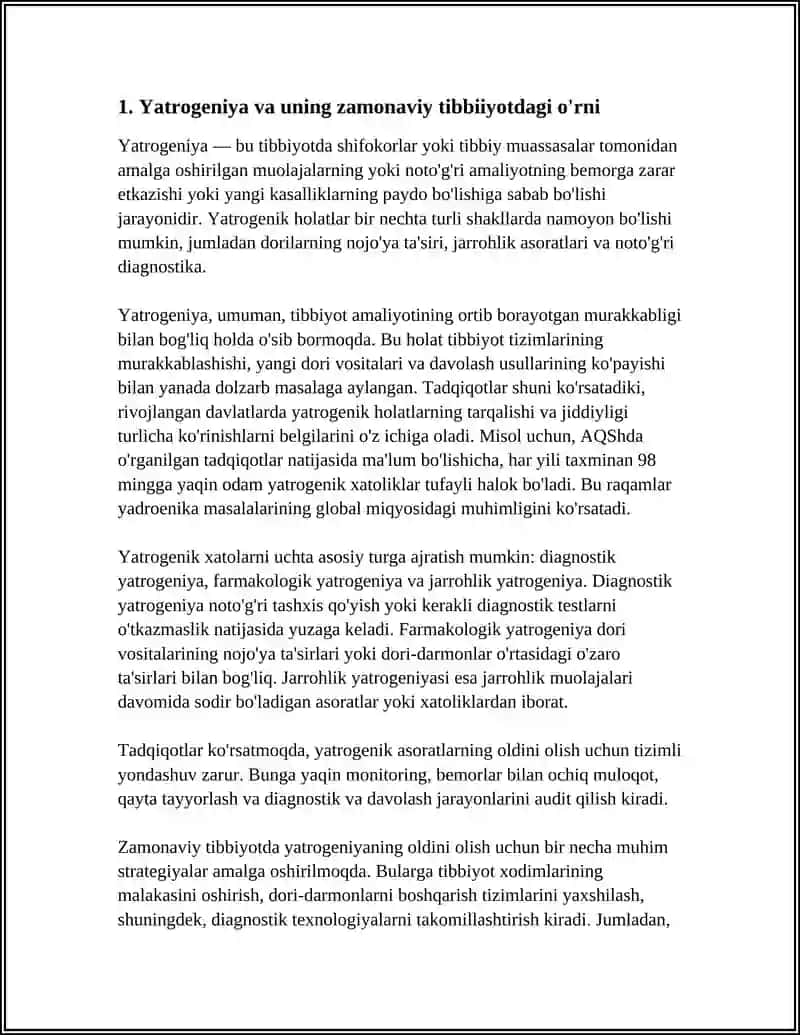 Yatrogeniya muammolari 3