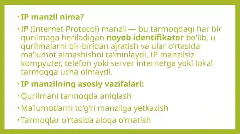 IP Manzillar 3