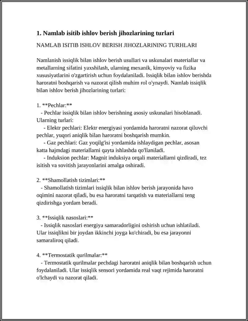 Namlab isitib ishlov berish jihozlari 3