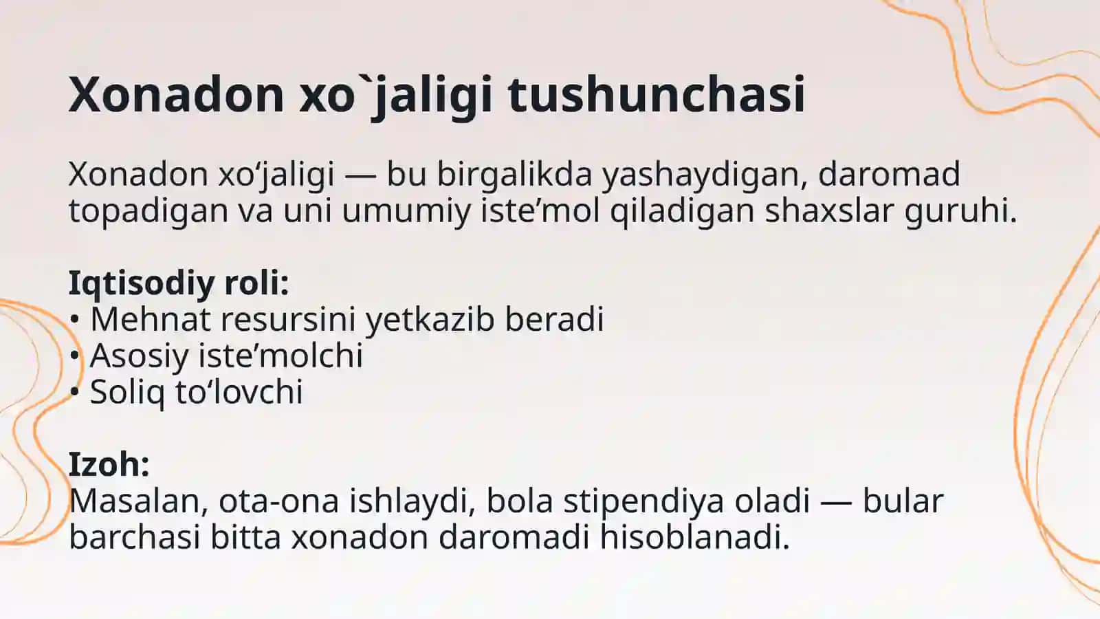 Xonadon xo'jaligi daromadlarini oshirish yo'llari 3