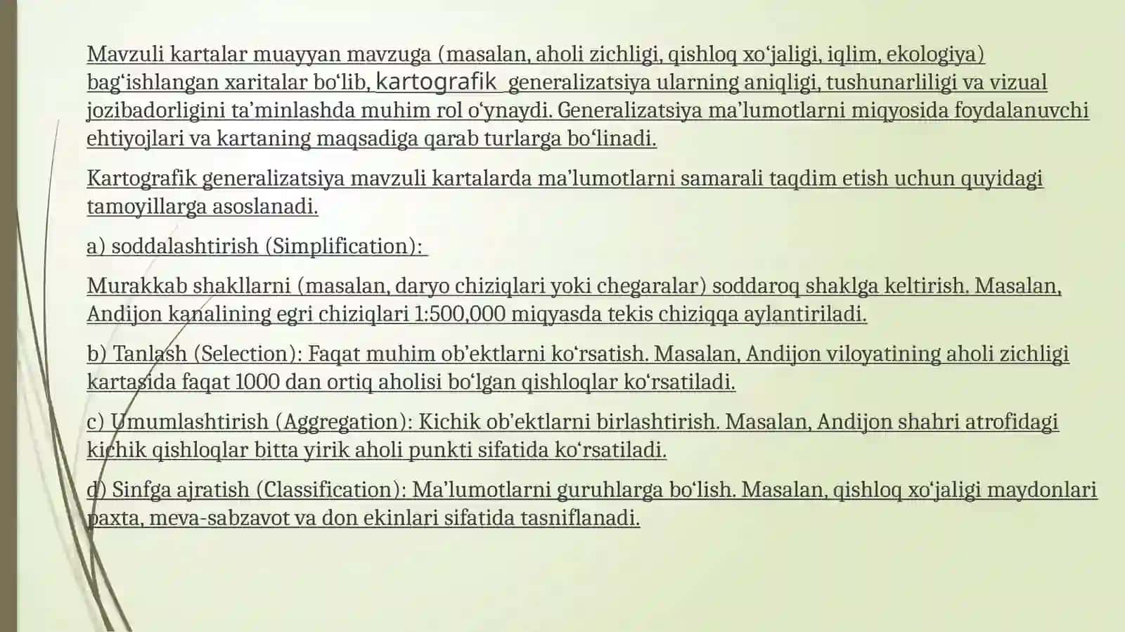 Mavzulikartalardakartografikgeneralizatsiyanio‘rganish 3