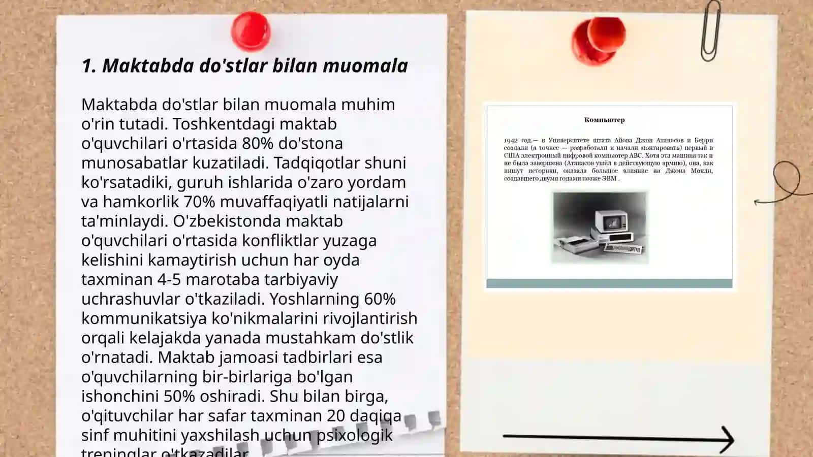 Maktabda do'stlar bilan muomala 3
