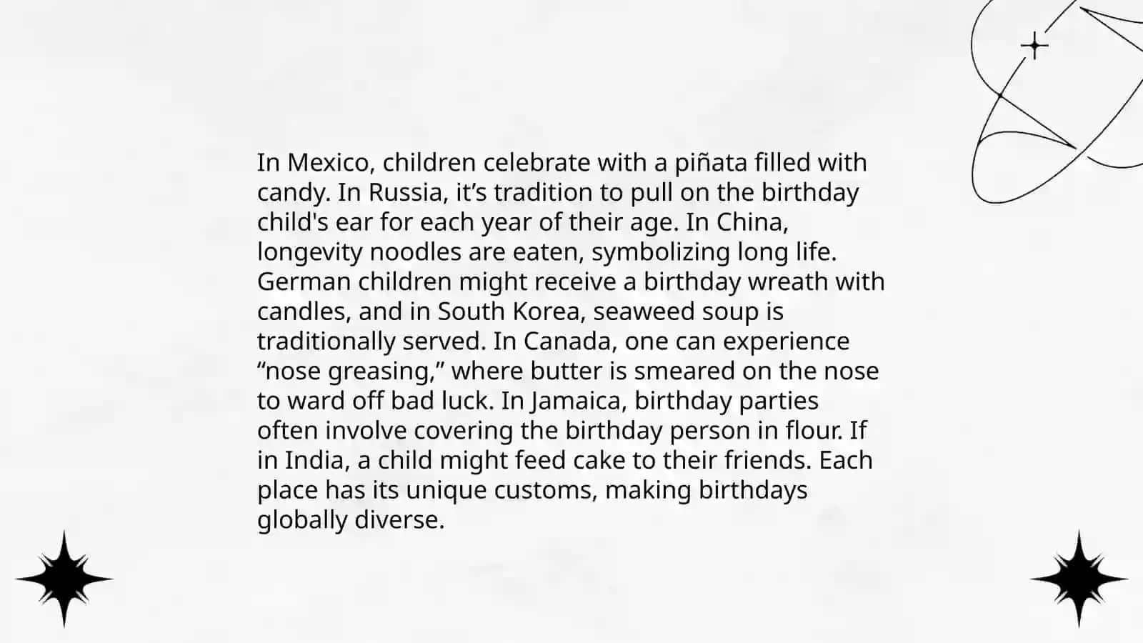 Birthday Traditions Around the World 3