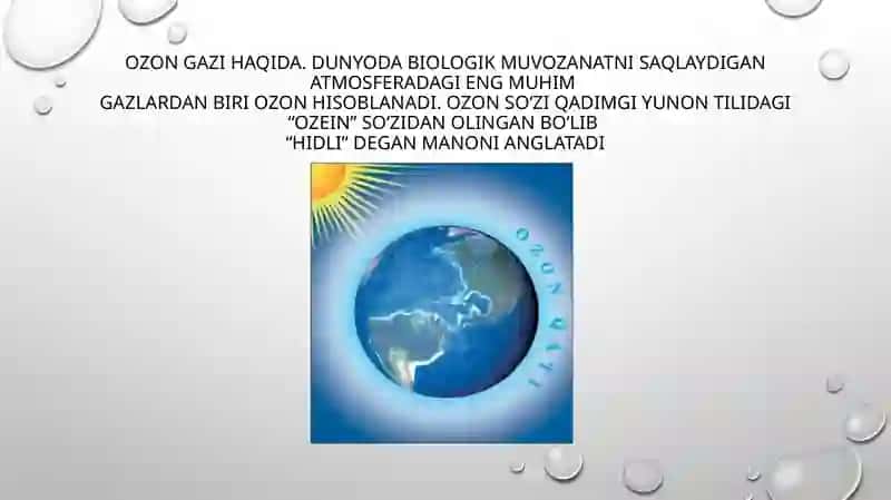 OZON QATLAMIning  YEMIRILISHI va uning SALBIY OQIBATLARI 3