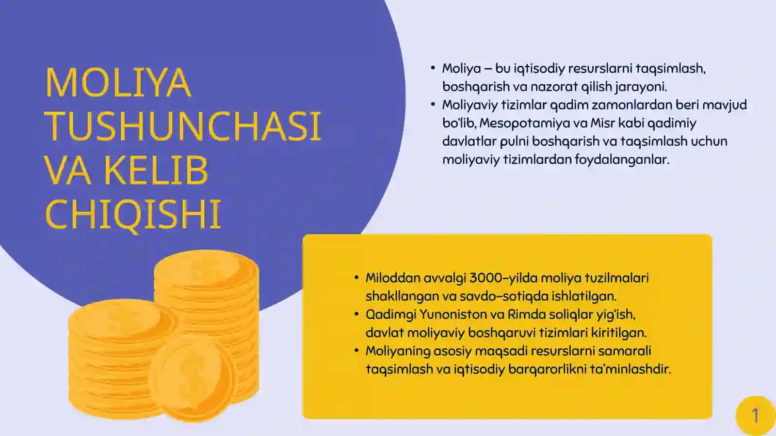 Moliya asoslari faniga kirish 3