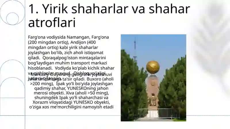 O'zbekistonning xaritasini chizish 3