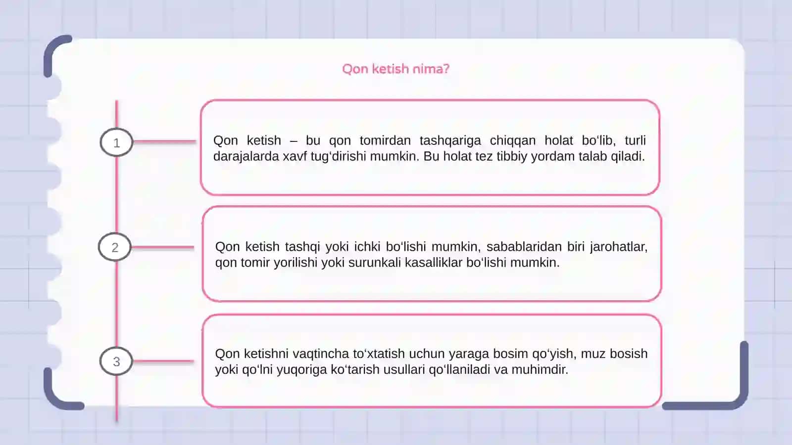 Qon ketish va uni vaqtincha toʻxtatish usullari 3