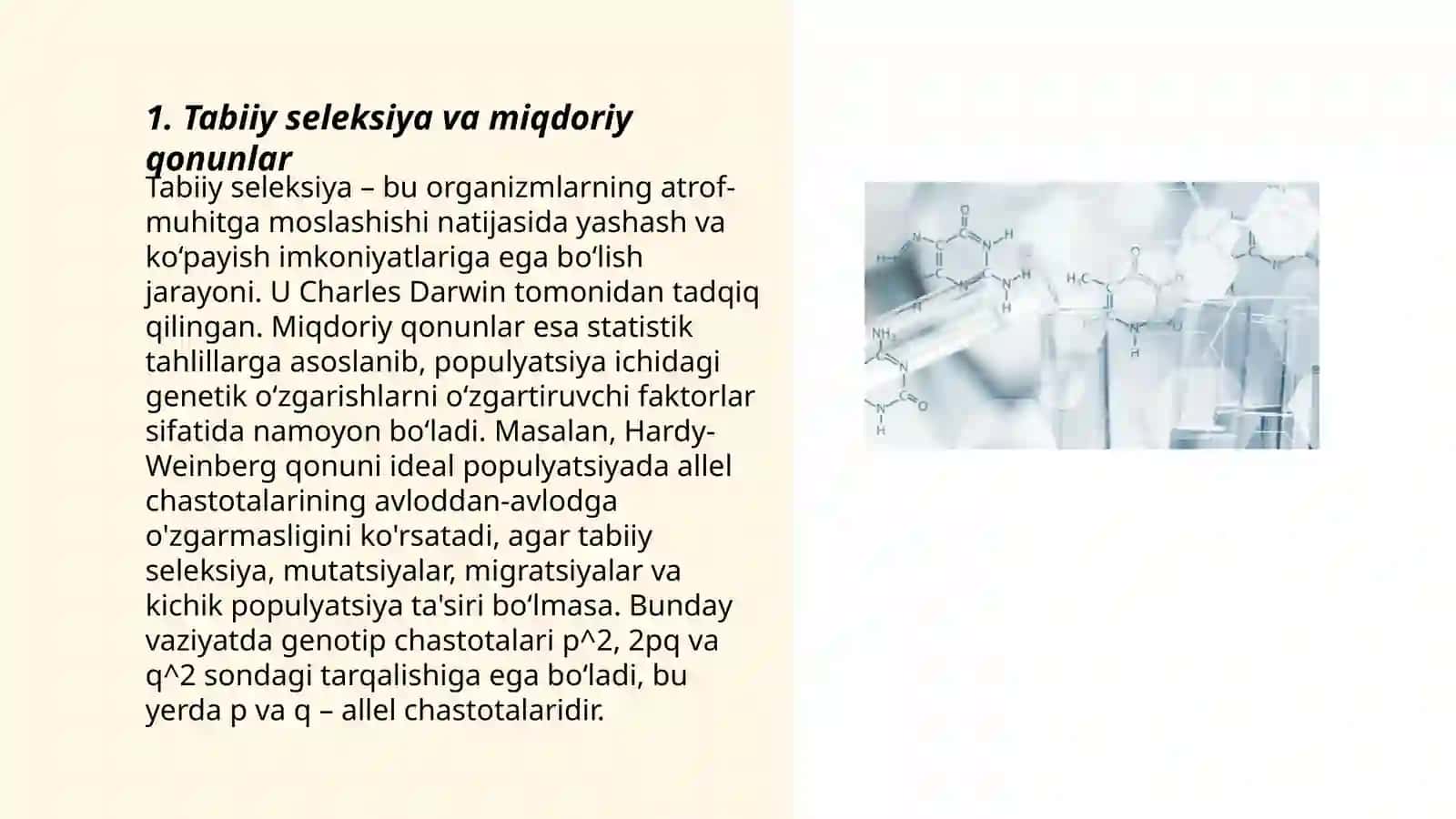 Miqdoriy qonunlar davri 3