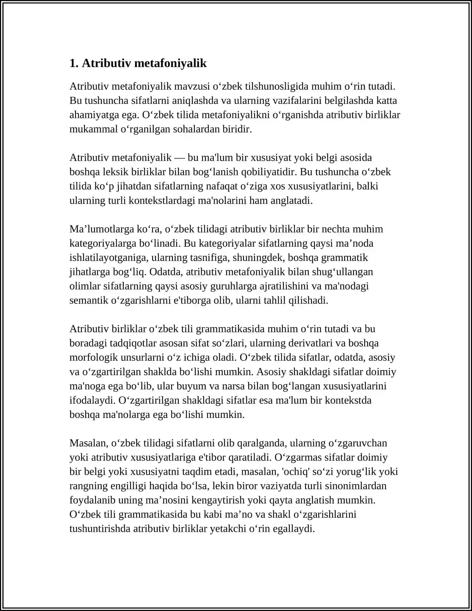 ÕZBEK SHEVALARIDA FONETIK HODISALAR TASNIFI 3