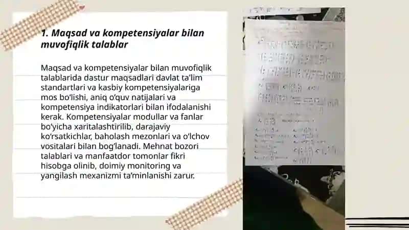 Pedagogik dasturlar yaratishga qoʻyiladigan talablar 3