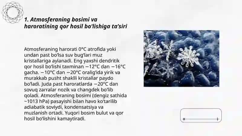 Tabiiy fanda atmosferada qorning paydo boʻlishi 3