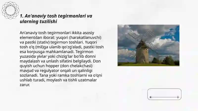 Tegirmon turlari va ularning tuzilishi 3